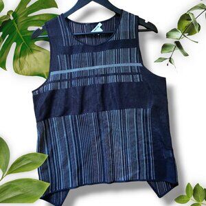 Helmut Lang Sando Scoop Neck Tank, sz Large